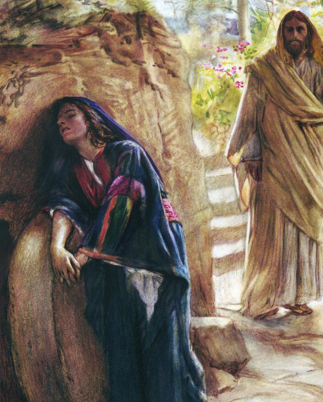 Mary Magdalene Sees the Lord T Catholic Picture Print Etsy