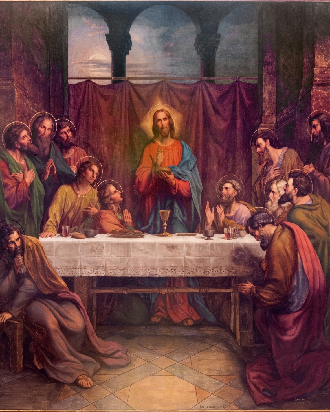 LAST SUPPER Sh2 Catholic Picture Print - Etsy