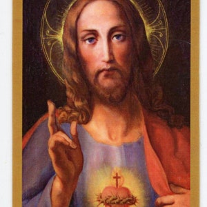 Twelve Promises of Sacred Heart 2 U - Heilige Karte - Gebetskarte - 25er Pack