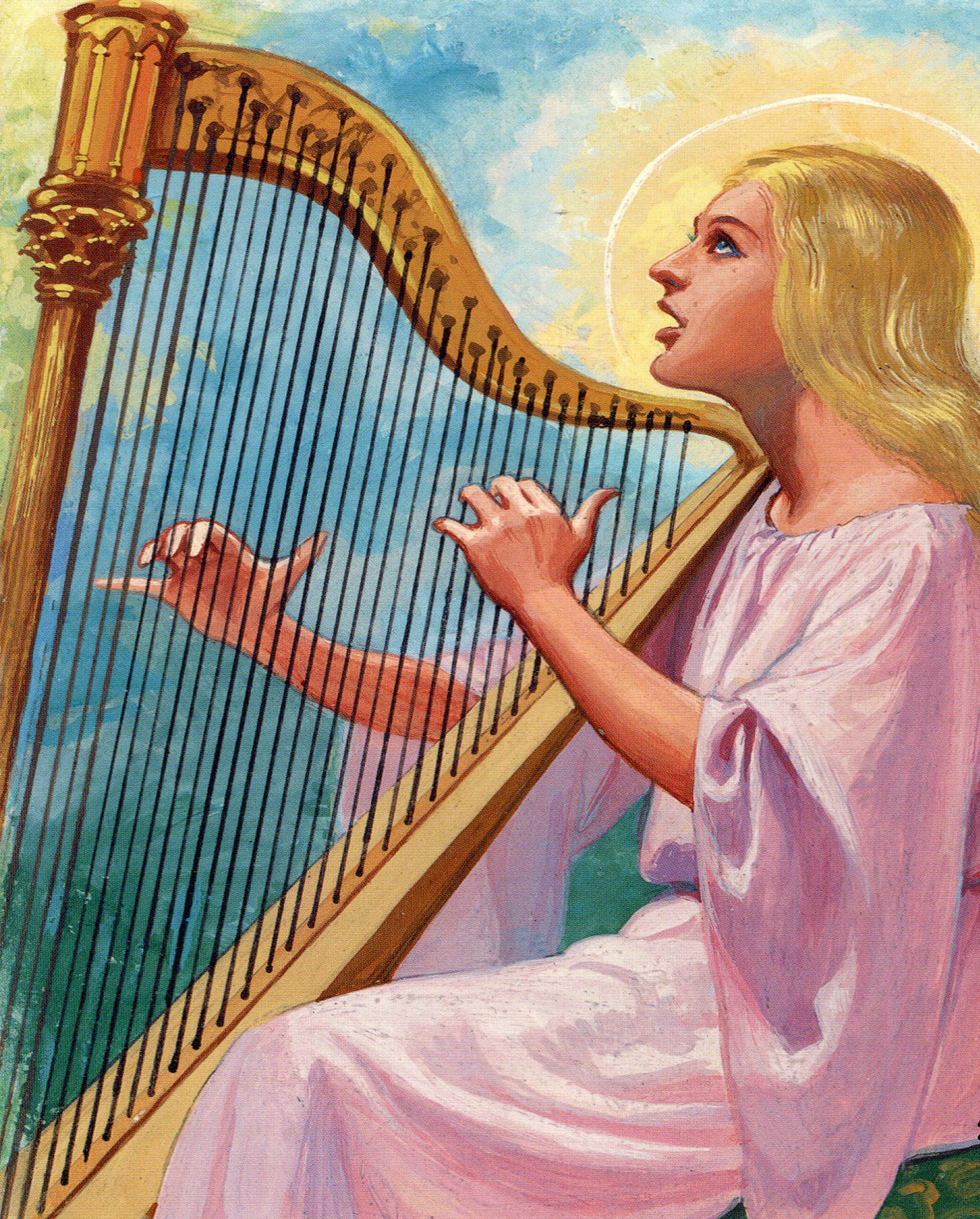 St Cecilia N Catholic Picture Print Etsy