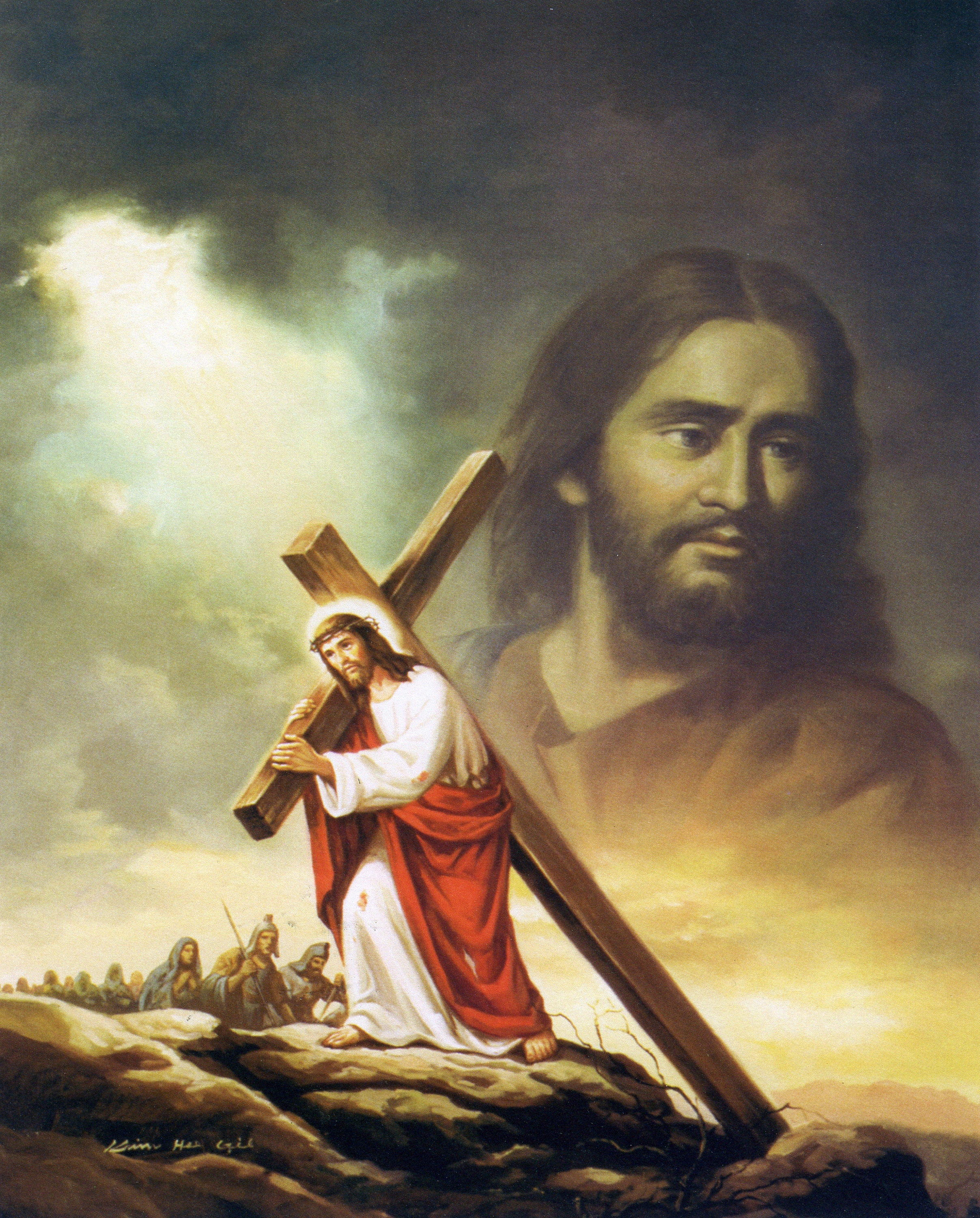 the carrying of the cross