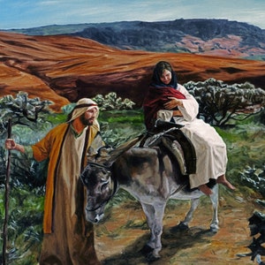 Flight Into Egypt - Catholic picture - print