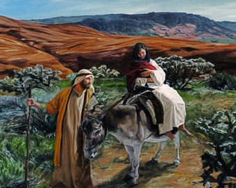 Flight Into Egypt - Catholic picture - print