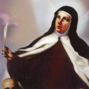 St. Teresa Of Avila - Holy card - Prayer card -Pack of 25