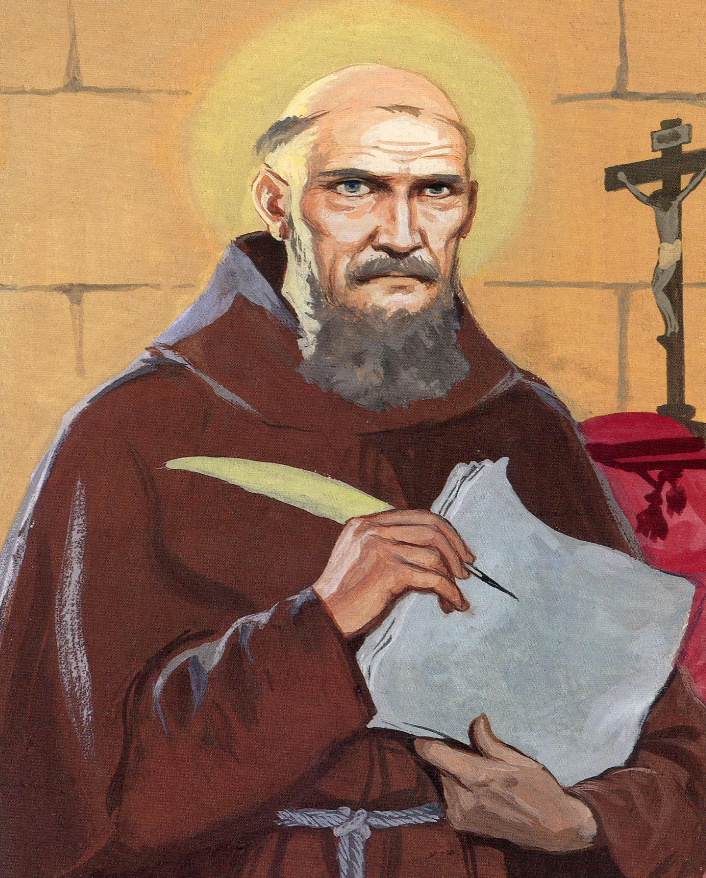 St Bonaventure N Catholic picture print Etsy