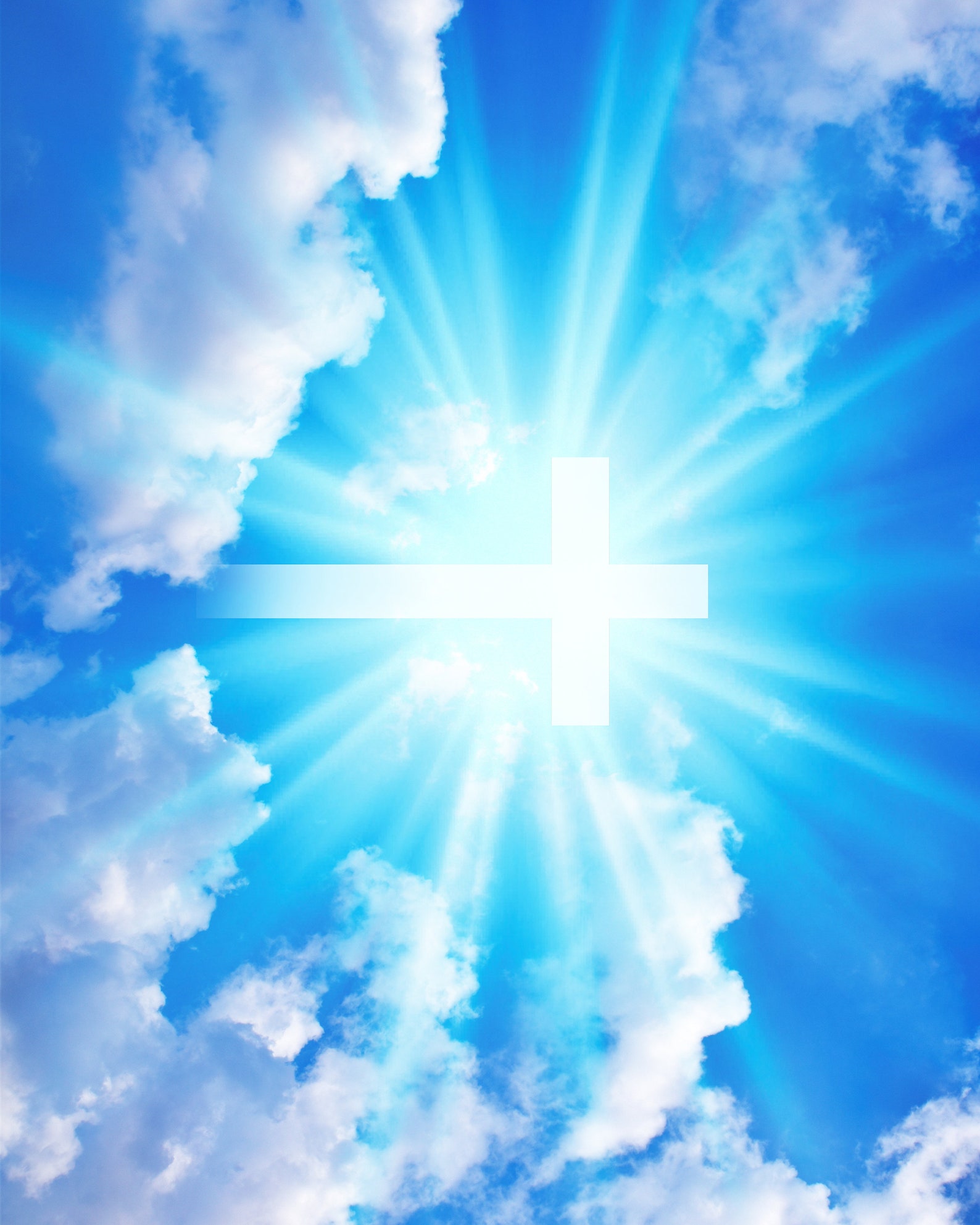 CROSS IN SKY Sh Catholic Picture Print Etsy