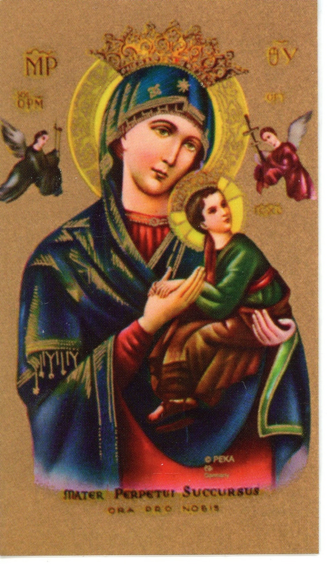 Our Lady of Perpetual Help 2 - Holy Card - Prayer Card -pack of 25 - Etsy