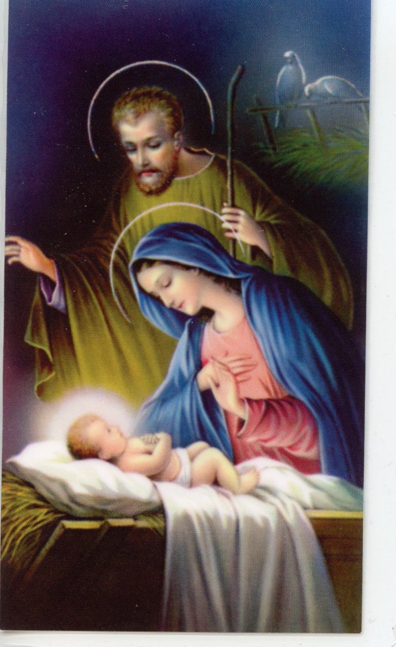 CHRISTMAS NOVENA 2 Holy Card Prayer Card pack of 25 | Etsy