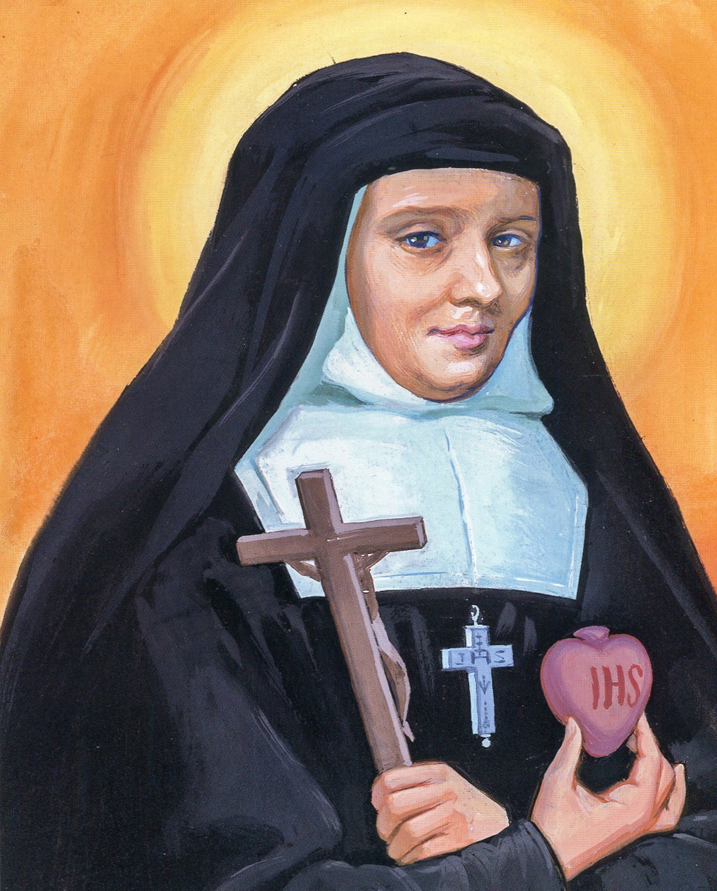 St Jane Frances De Chantel N Catholic Picture Print Etsy