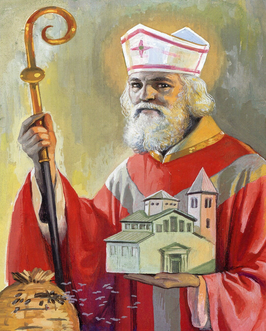 St Ambrose N Catholic Picture Print Etsy