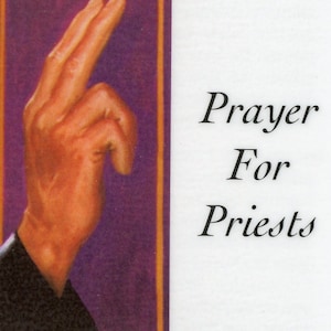 PRAYER FOR PRIESTS 1 - Holy Card - Prayer Card -pack of 25 - Etsy