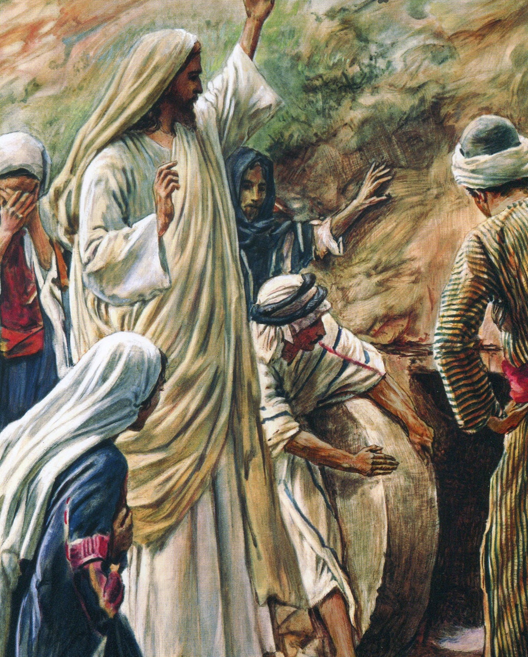 Jesus Raises Lazarus From Dead T Catholic Picture Print - Etsy