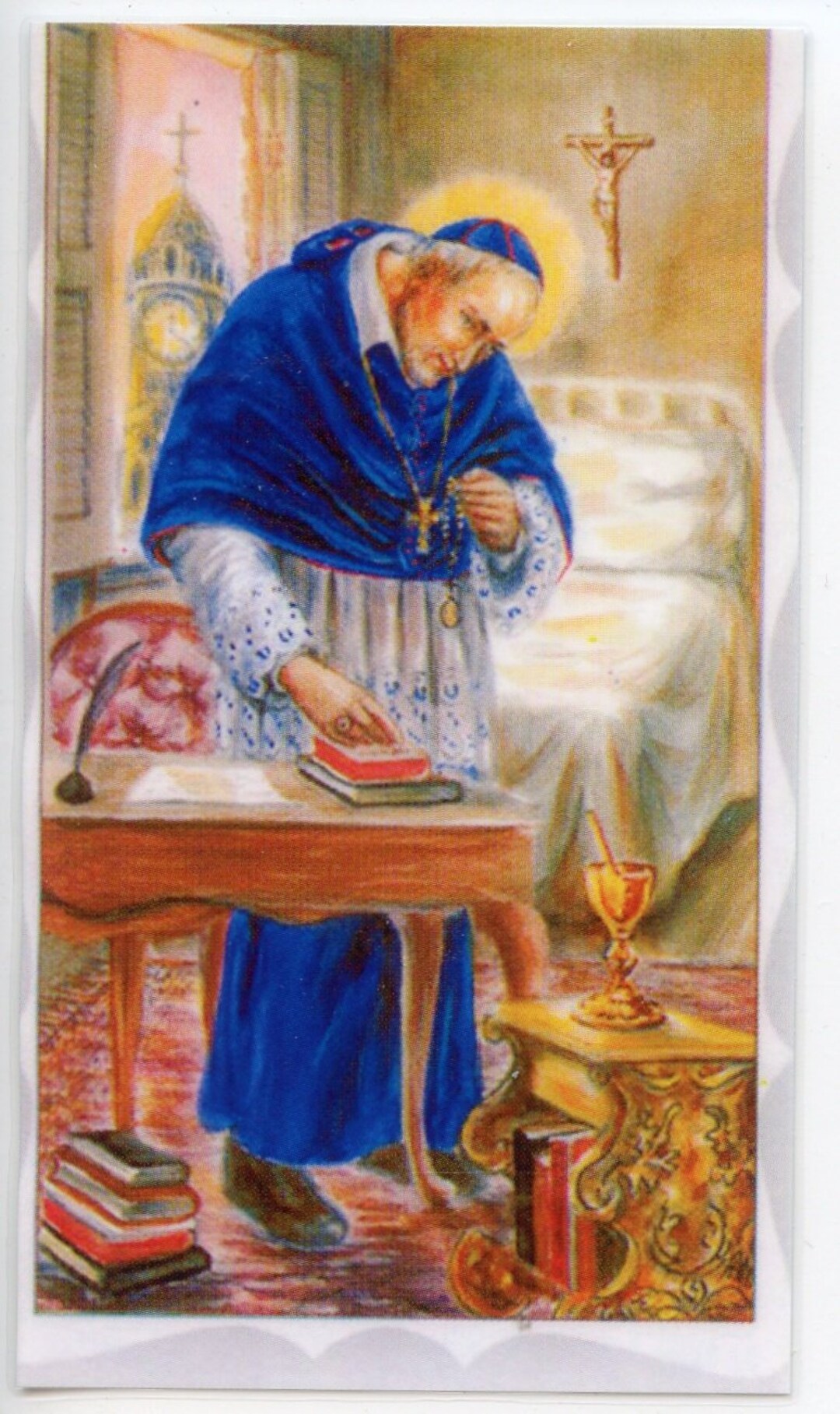 ST. ALPHONSUS - Relic Holy Card - Blessed by Pope Francis - Etsy
