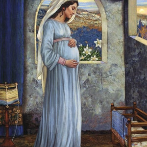 Mary Mother of God T - Catholic picture - print