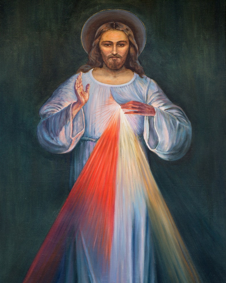 DIVINE MERCY Sh  Catholic picture  print image 1
