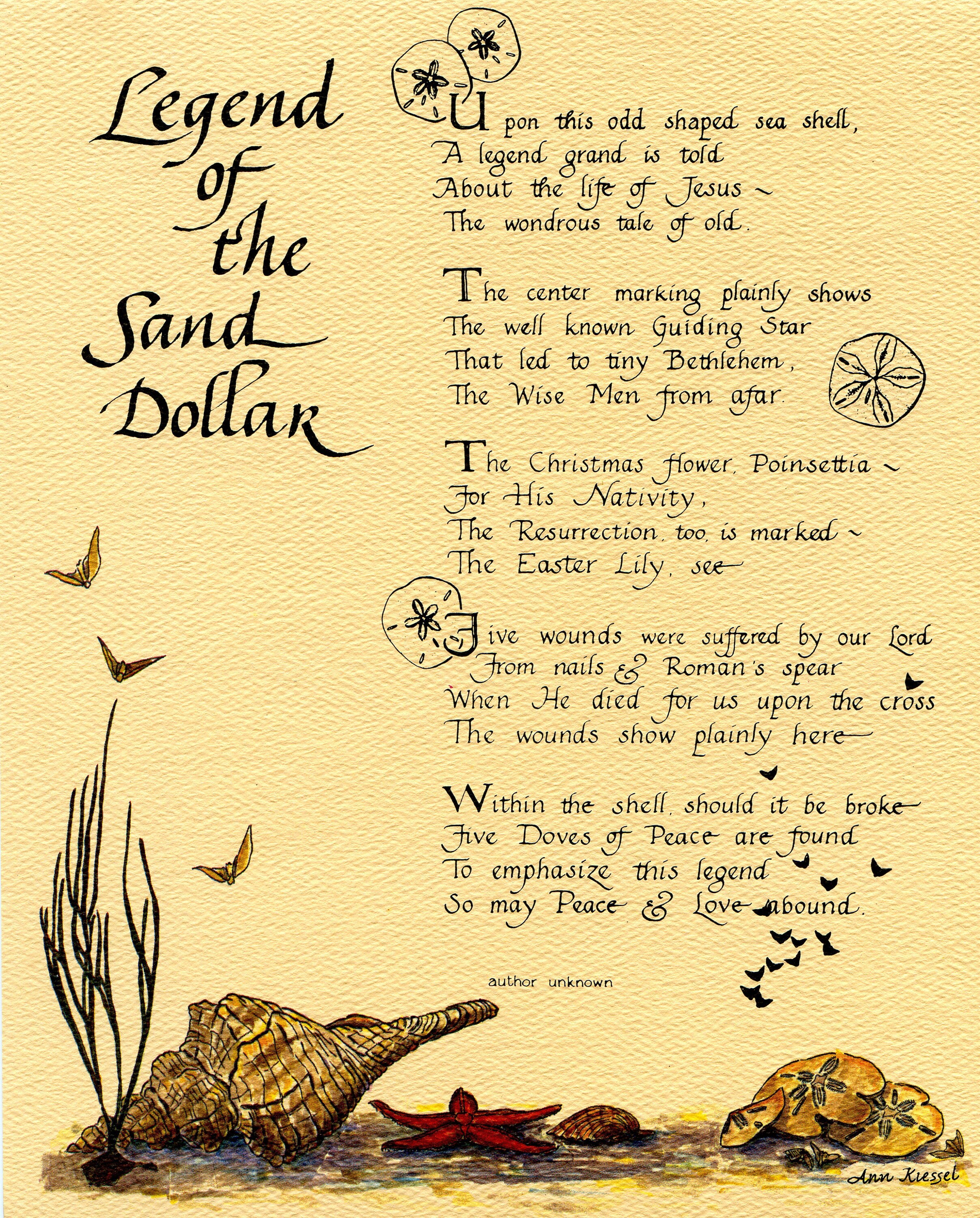 SAND DOLLAR Catholic Picture Print - Etsy