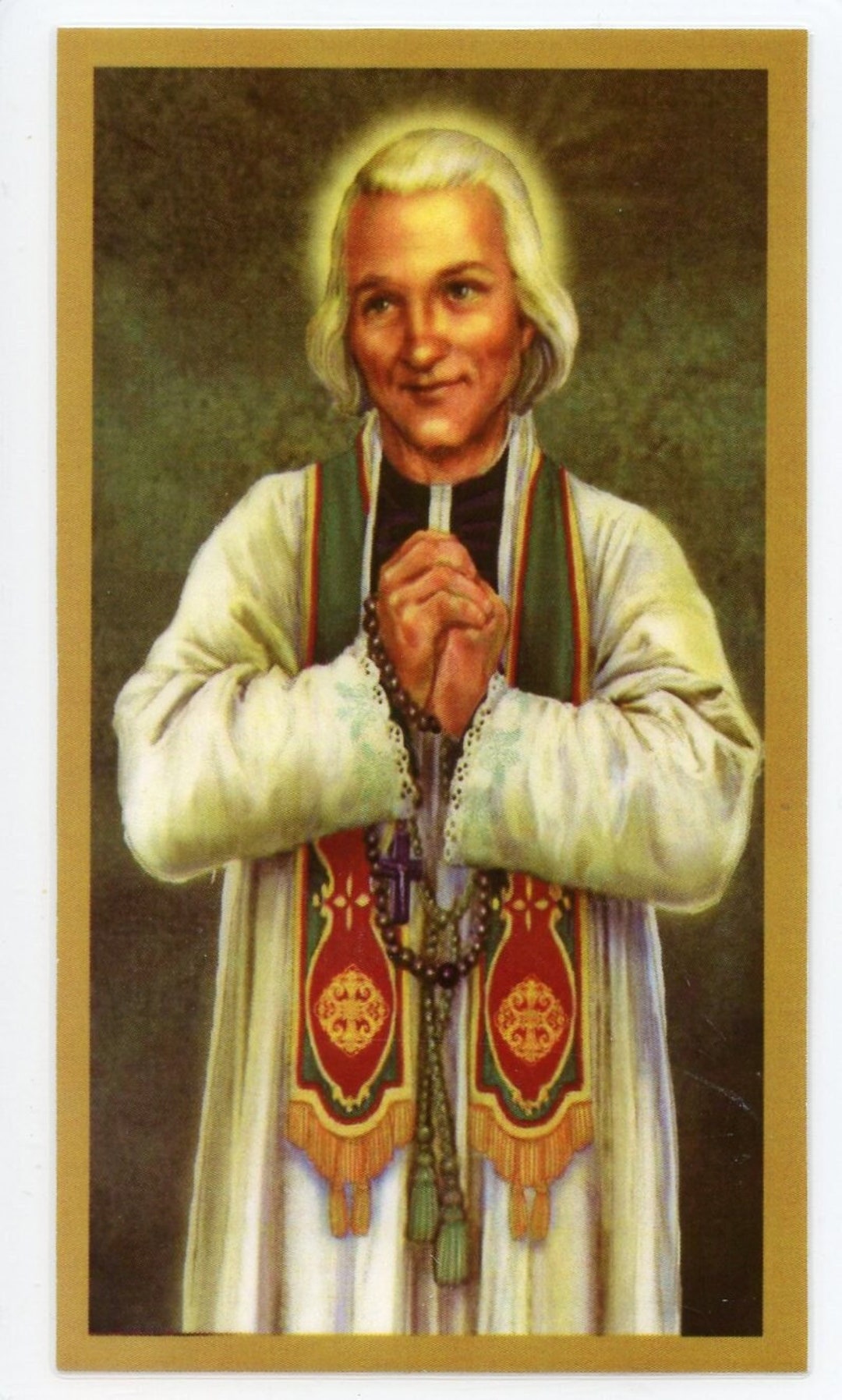 Prayer to Saint John Vianney for Priests U Holy Card Etsy