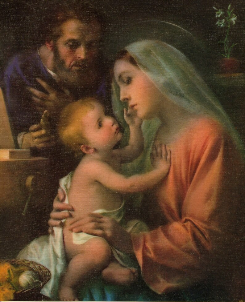 Holy Family  Catholic picture  print image 0