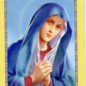 PREGHIERA PRO-VITA - Immagine sacra - Immagine di preghiera - Confezione da 25