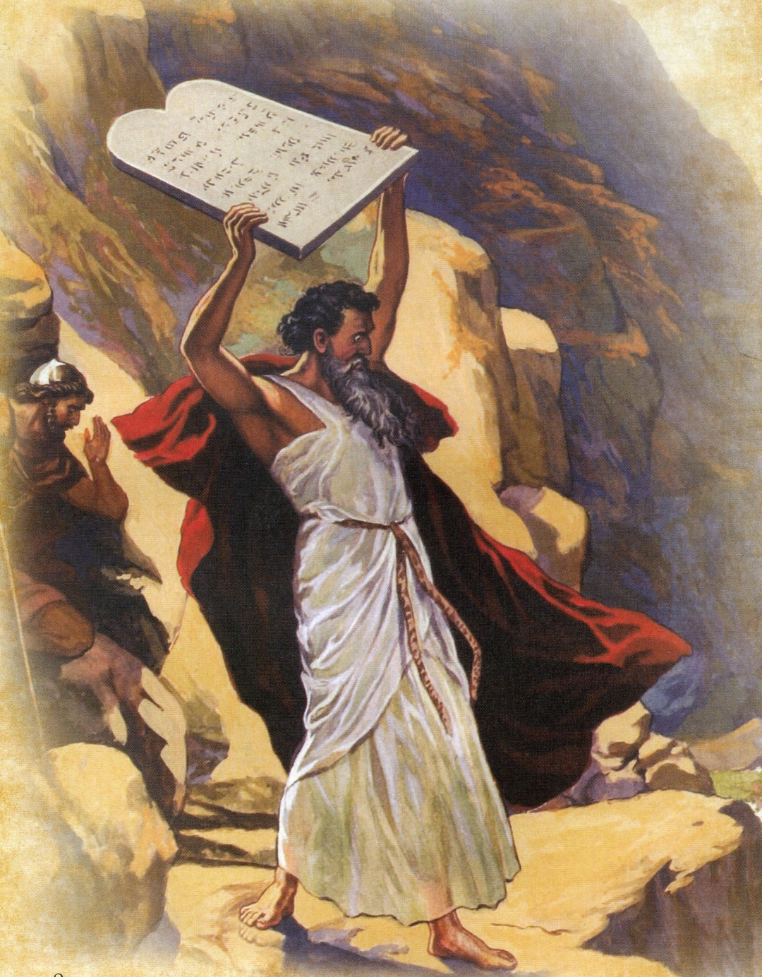 Moses Breaks Tablet T Catholic Picture Print Etsy
