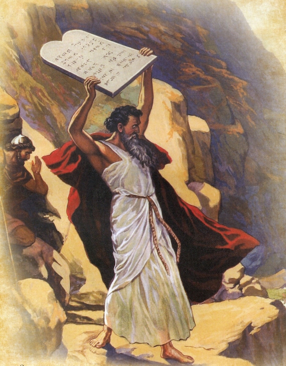 Moses Breaking The Ten Commandments