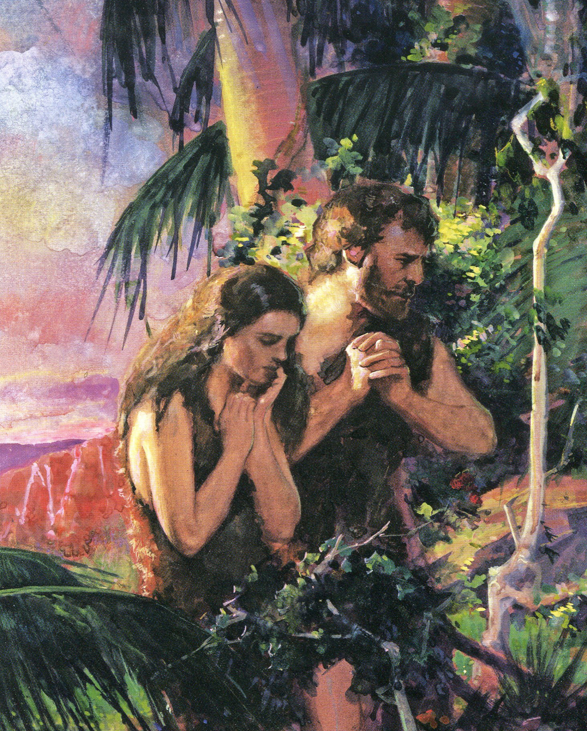 The Fall of Adam and Eve C Catholic Picture Print Etsy