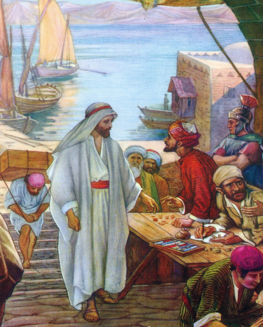 Jesus Calls Matthew T Catholic Picture Print Etsy