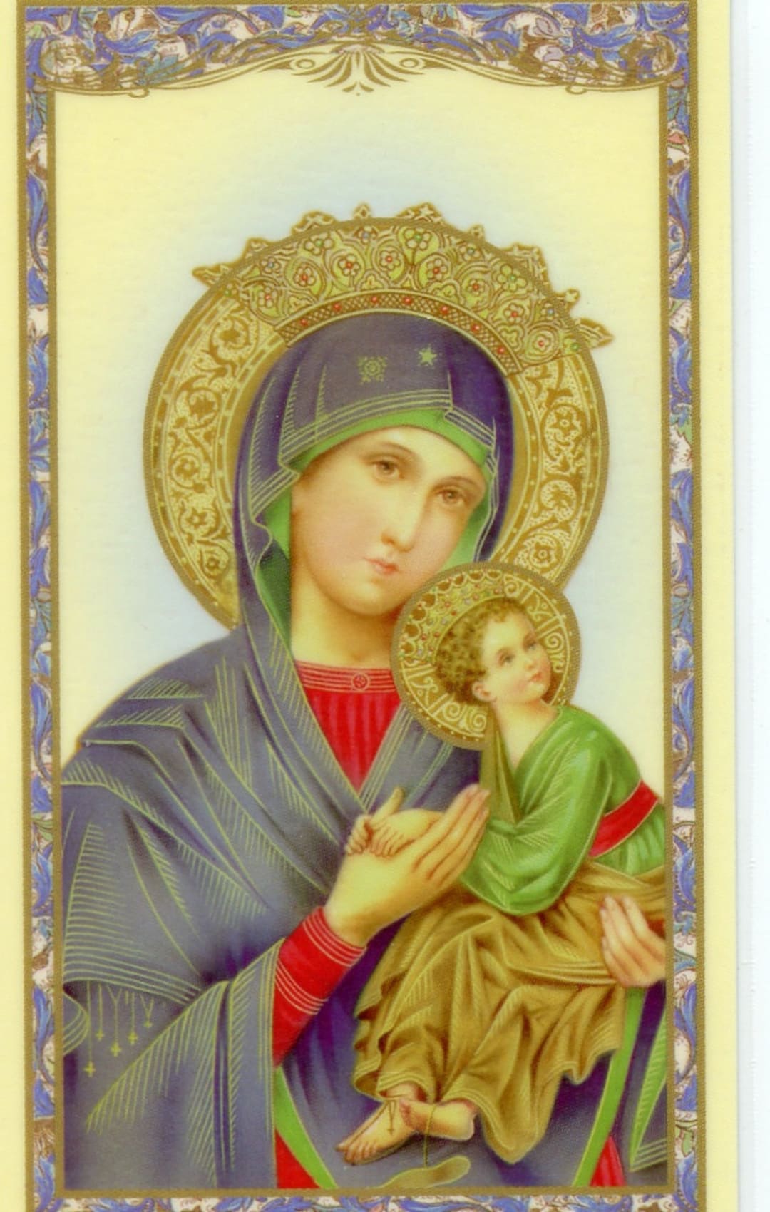 Our Lady of Perpetual Help 1 - Holy Card - Prayer Card -pack of 25 - Etsy