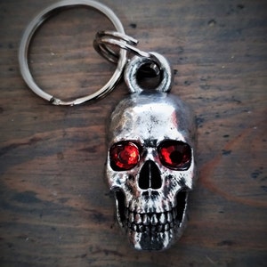Skull Diamond Keychain,Gothic Heavy Keychain,Charm