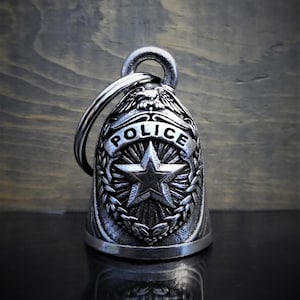 Police Bravo Bells, Ride Bell, Biker Gift, Good Luck Charm