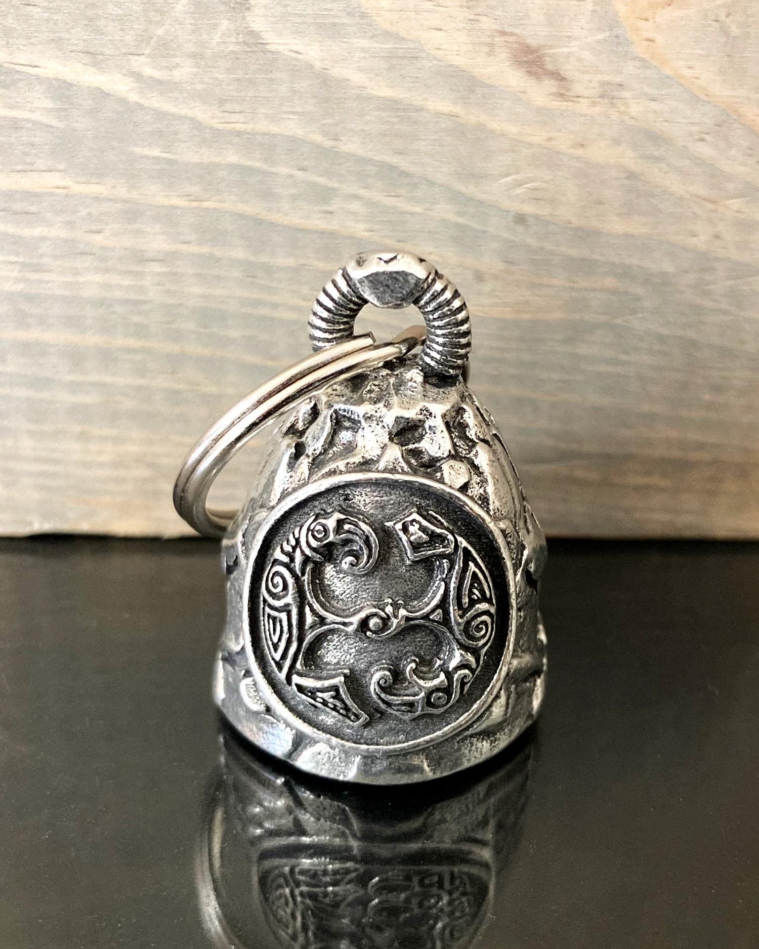 Viking Ravens Ride Bell Made In USA-Bravo Bells-Good Luck Motorcycle Accessories