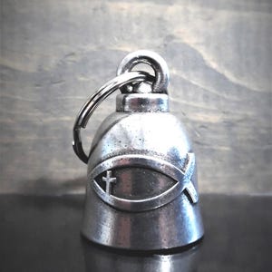 Jesus Fisch Bravo Glocken, Fahrt Glocke, Biker Geschenk, Glücksbringer