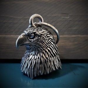 Eagle Head Bravo Bells, Ride Bell, Biker Gift, Good Luck Charm