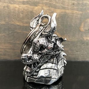 Dragon Head Bravo Bells Biker Gift Good Luck Ride Bell Exclusive