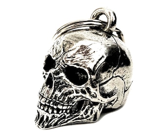Evil Skull Bravo Bells, Ride Bell, Biker Gift, Good Luck Charm