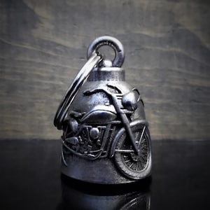 Motorcycle Live To Ride Bravo Bells, Ride Bell, Biker Gift, Good Luck Charm