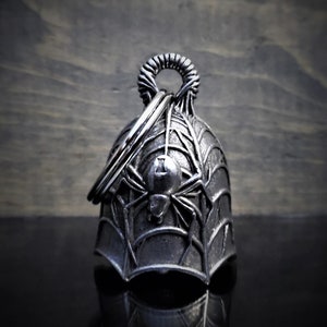 Spider Bravo Bells, Ride Bell, Biker Gift, Good Luck Charm