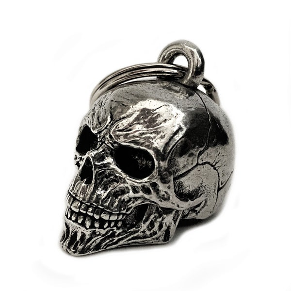 Evil Skull Bravo Bells, Ride Bell, Biker Gift, Good Luck Charm