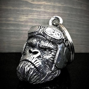 Dzwonek Gorilla Biker Bravo, prezent dla motocyklisty, dzwonek na szczęście na motocyklu