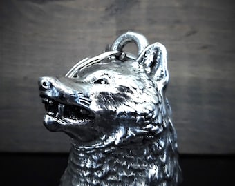 Wolf Bravo Bells, Ride Bell, Biker Gift, Good Luck Charm