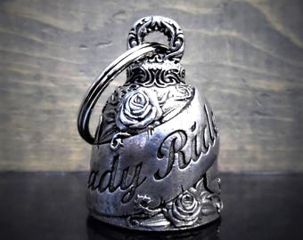 Lady Rider Bravo Bells, Ride Bell, Biker Gift, Good Luck Charm