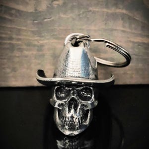 Cowboy Skull Bravo Bells Good Luck Ride Bell Biker Gift