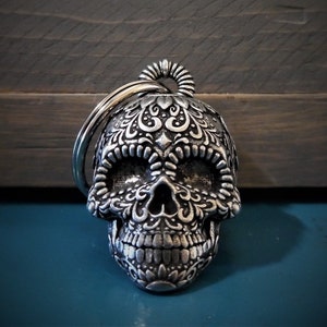 Sugar Skull Bravo Bells, dzwonek do jazdy, prezent dla motocyklisty, amulet na szczęście