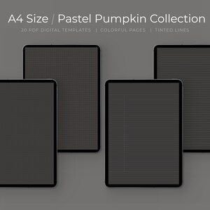 Pastel Halloween Digital Note Taking Templates: A4, Goodnotes (PDF)