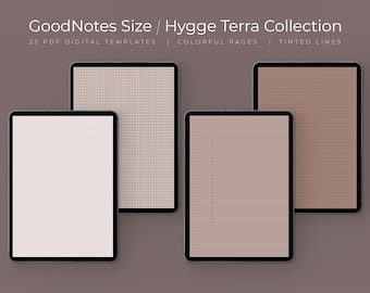 25 Blue Digital Note Taking Templates | Goodnotes Size | Notability ...