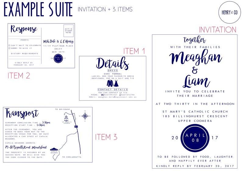 Wedding Invitation Suite