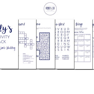 Children&#39;s Wedding Activity Booklet