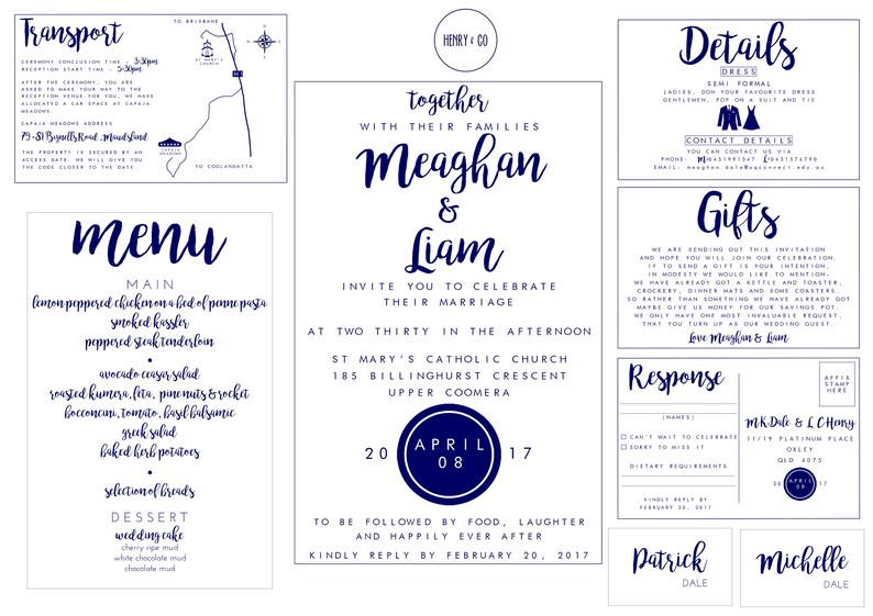 Wedding Invitation Suite