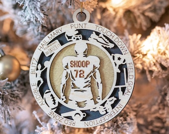 Keepsake Sports Ornament for Student Athletes / High School Athletics / Team Gift / Coaches Gift