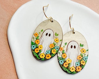 Field Ghost Dangle Earrings